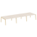 Рабочая станция на деревянных опорах Onix Wood OW.D.RS-6.4.7 4740x1475x750 (Тиквуд Светлый/Дуб Темный)