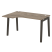 Стол эргономичный левый на деревянных опорах Onix Wood OW.SA-2L 1380x980x750 (Тиквуд Светлый/Дуб Темный)