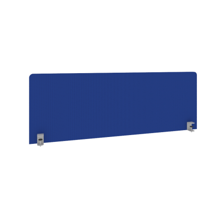 Экран тканевый для стола L1400мм Б.ТЭКР-3 1250x22x450 (Синий)