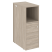 Тумба 5 ящиков TIP-ON проходная,  средняя Onix O.R-TV-5TIP 436x767x1185 (Тиквуд Светлый)