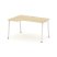 Стол рабочий эргономичный SN-4A.SPA-001(L) (1380х600/980х750) (Тиквуд Светлый/Металл Антрацит)