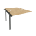 Наборный элемент рабочей станции на м/к Onix O.M-2.NRS-1.7 980x1475x750 (Тиквуд Темный/Белый Металл)