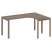 Стол криволинейный правый Metal System Style БП.СА-4 Пр 1600x1200x750 (Дуб Наварра/Серый металл)