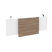 Царга стола руководителя Onix O.M-CSR-3 1140x450x54 (Дуб Аттик/Белый)