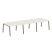 Стол для переговоров (3 столешницы) на А-образном м/к Metal System Style БА.ПРГ-3.2 3600x1235x750 (Дуб наварра/Серый металл)