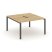 Рабочая станция 2-х сторонняя SN-6P.DRS-001 (980х1232х750) (Тиквуд Светлый/Металл Антрацит)