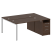 Рабочая станция с опорной тумбой Metal System Style БП.РС-СТП-2.3 1812x1475x750 (Дуб Наварра/Серый металл)