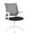 Кресло офисное TopChairs ST-BASIC-W серый крестовина пластик белый (Компьютерное кресло ST-BASIC-W серый)