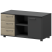 Креденция левая Кортез KZT-62L 1200x568x648 (Темный шимо/Графит)