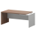 Стол руководителя правый Кортез KZ-18R 1800x900x750 (Темный шимо/Графит)