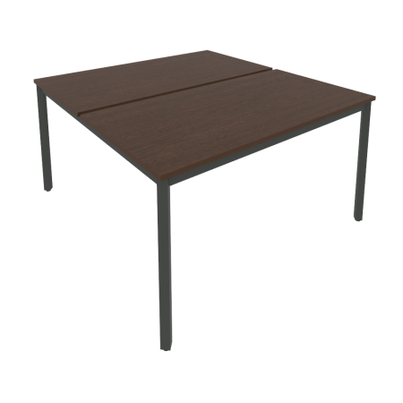 Рабочая станция на металлокаркасе Slim С.СП-5.3 1380x1475x750 (Венге Цаво/Антрацит металл)