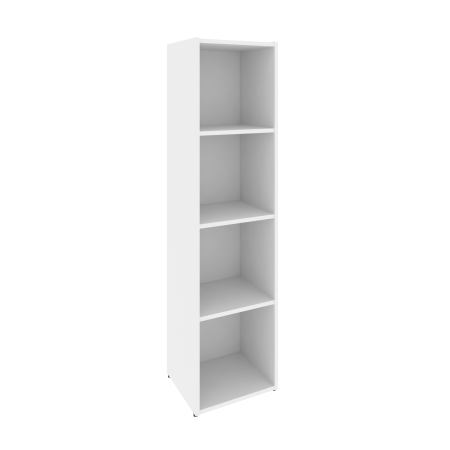 Модуль основной 4 ячейки Locker Plus LK.OM-4 408x350x1593 (Белый бриллиант)