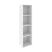Модуль основной 4 ячейки Locker Plus LK.OM-4 408x350x1593 (Серый)