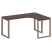Стол криволинейный правый Metal System Style БО.СА-4 R 1600x1200x750 (Дуб Наварра/Серый металл)