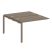 Проходной наборный элемент рабочей станции Metal System Style БП.ПРС-СП-2.2 1200x1475x750 (Дуб Наварра/Серый металл)