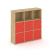 Стеллаж Locker Plus LK.K-003 1188x350x1203 (Дуб Аризона)
