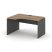 Стол рабочий эргономичный SN-D.SPA-001(L) (1380х600/980х750) (Тиквуд Светлый/Антрацит)