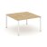 Рабочая станция 2-х сторонняя SN-6P.DRS-001 (980х1232х750) (Тиквуд Светлый/Металл Антрацит)
