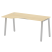 Стол криволинейный левый Metal System Style БА.СА-1 Л 1600x900x750 (Дуб Наварра/Серый металл)