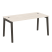 Стол руководителя на деревянных опорах Onix Wood Direct OW.SRR-4.8 1580x800x750 (Тиквуд Темный/Дуб Светлый)