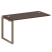 Проходной наборный элемент рабочей станции Metal System Style БО.ПРС-СП-1.3 1400x720x750 (Дуб Наварра/Серый металл)