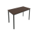 Стол письменный на металлокаркасе Slim С.СП-4.1 1180x600x750 (Серый/Антрацит металл)