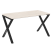 Стол рабочий VR.L-SRX-3.7 1380x720x750 (Тиквуд Темный/Белый металл)