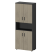 Шкаф Смарт СМШ-58Д4 Тип1 792x380x1990 (Графит/Таксония)
