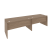 Рабочая станция Onix O.RS-2.3.7 2760x720x750 (Тиквуд Светлый)