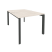 Рабочая станция на П-образном м/к Onix O.MP-D.RS-2.1.7 980x1475x750 (Тиквуд Темный/Белый Металл)