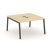 Рабочая станция 2-х сторонняя SN-5A.DRS-021 (980х1632х750) (Тиквуд Светлый/Металл Антрацит)
