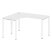 Стол криволинейный левый Metal System Style БП.СА-3 Л 1400x1200x750 (Дуб Наварра/Серый металл)