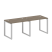 Рабочая станция Metal System Style БО.СМ-2.1 2000x720x750 (Дуб Наварра/Серый металл)