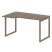 Стол криволинейный левый Metal System Style БО.СА-2 Л 1400x900x750 (Дуб Наварра/Серый металл)