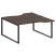 Рабочая станция криволинейная Metal System Style БО.РАС-СА-2.1 1600x1835x750 (Дуб Наварра/Серый металл)
