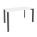Стол рабочий на П-образном м/к Onix O.MP-SP-3.7 1380x720x750 (Тиквуд Темный/Белый Металл)