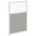 Перегородка комбинированная 1150 Rand RP115SG80 800x22x1150 (Дуб Сонома светлый)