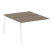 Проходной наборный элемент рабочей станции Metal System Style БА.ПРС-СП-2.2 1200x1475x750 (Дуб Наварра/Серый металл)