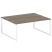 Рабочая станция Metal System Style БО.РАС-СП-2.5 1800x1475x750 (Дуб Наварра/Серый металл)