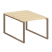 Рабочая станция Metal System Style БО.РАС-СП-2.1 1000x1475x750 (Дуб Наварра/Серый металл)