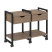 Тумба на колесных опорах наборная VR.L-TN-1.K 970x460x767 (Тиквуд Темный/Белый металл)