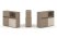 Тумба двойная + низкая надставка ES.NB.2N-15 (1500х410х1135) (Латте/Тиквуд Светлый)