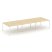 Рабочая станция 2-х сторонняя SN-4P.DRS-064 (4740х1232х750) (Тиквуд Светлый/Металл Антрацит)