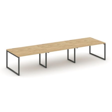 Стол переговорный SN-4O.SPRG-053.3 (4410х1180х750) (Тиквуд Светлый/Металл Антрацит)