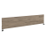 Экран боковой ЛДСП Onix O.EKR-163 1635x370x18 (Тиквуд Темный/Черный)