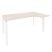 Стол эргономичный правый на П-образном м/к Onix O.MP-SA-1R 1580x980x750 (Тиквуд Темный/Белый Металл)