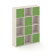 Стеллаж Locker Plus LK.K-006 1188x350x1593 (Дуб Аризона)