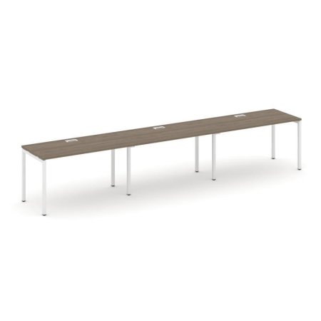 Рабочая станция 1 сторонняя SN-4P.ORS-031 (2940х600х750) (Вяз Благородный/Металл Белый)