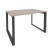 Стол рабочий на О-образном м/к Onix O.MO-SP-2.8 1180x800x750 (Тиквуд Темный/Белый Металл)