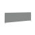 Экран тканевый боковой L1200мм Б.ТЭКР-120 1200x22x390 (Темно-бежевый/Белый металл)